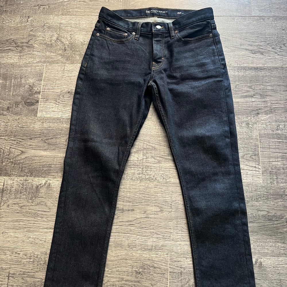 NWOT Banana Republic LEGACY Men's Indigo Skinny Fit Jeans Size 30x27